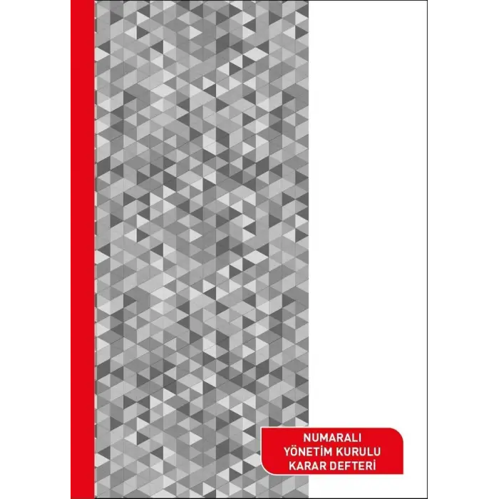 Yönetim Kurulu Karar Defteri 40 Yaprak 23x32 cm Numaralı