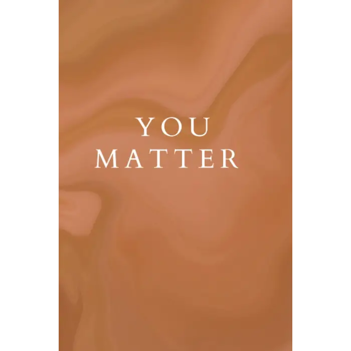 You Matter Madde İşaretli Günlük