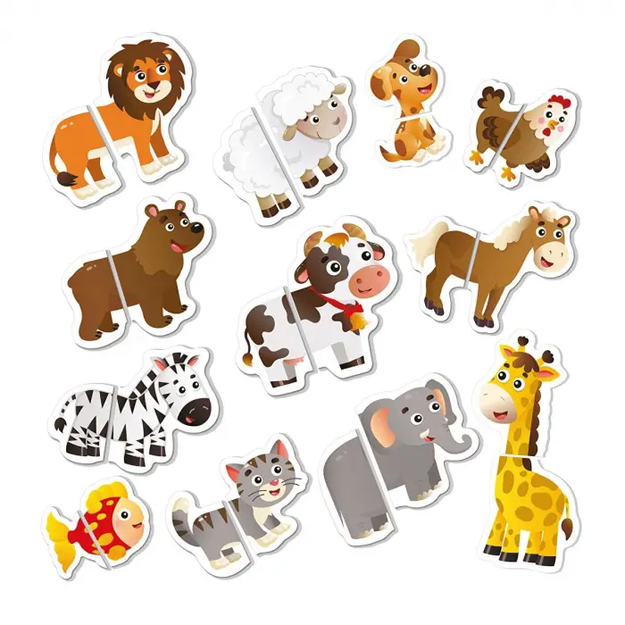 Yükselen Zeka 12-36 Ay İlk Magnet Puzzle