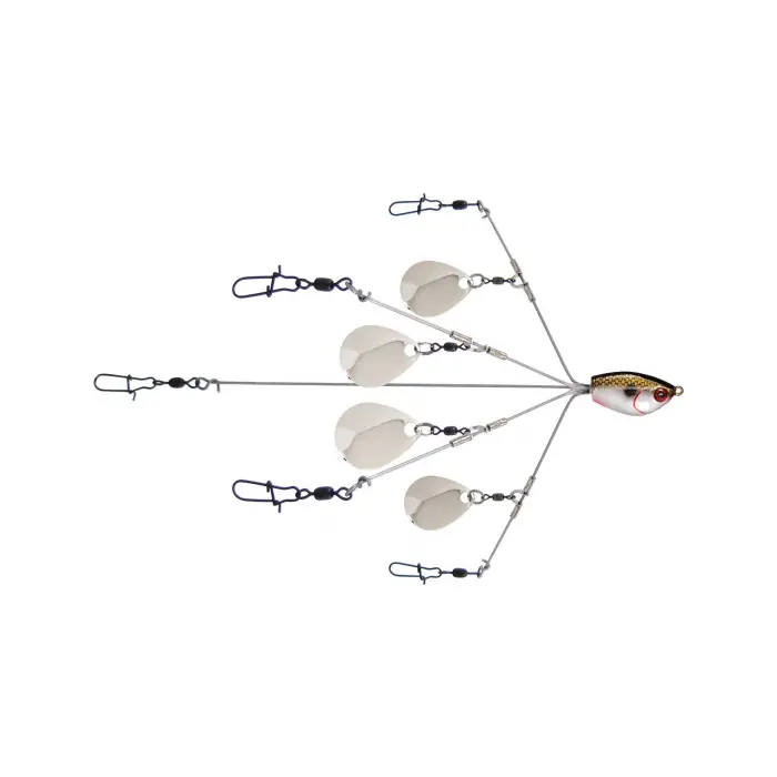 Yum Yumbrella Flash Mob Junior Ultra Hafif Colorado Blade Multi-Lure Rig
