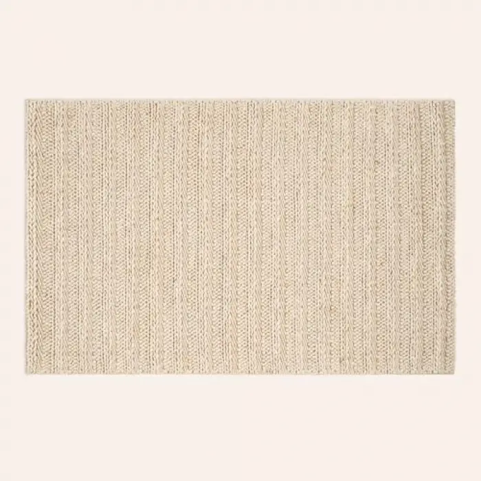 Yün Halı 120x180 Cm Bej