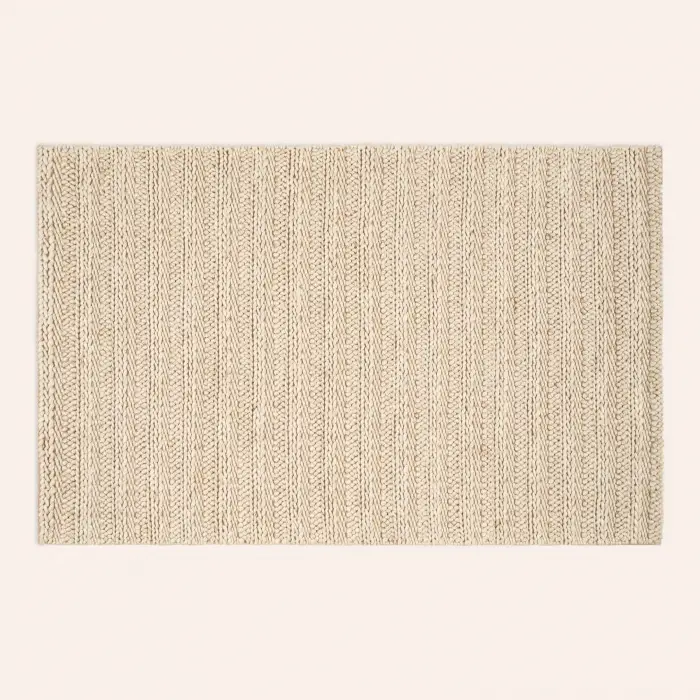 Yün Halı 120x180 Cm Bej