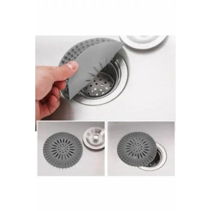 Yuvarlak Silikon Süzgeçli Lavabo Tıpası MIT1068