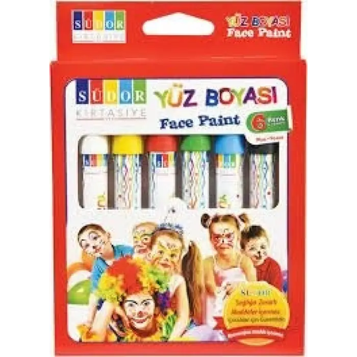 Yüz Boyası 6 Lı