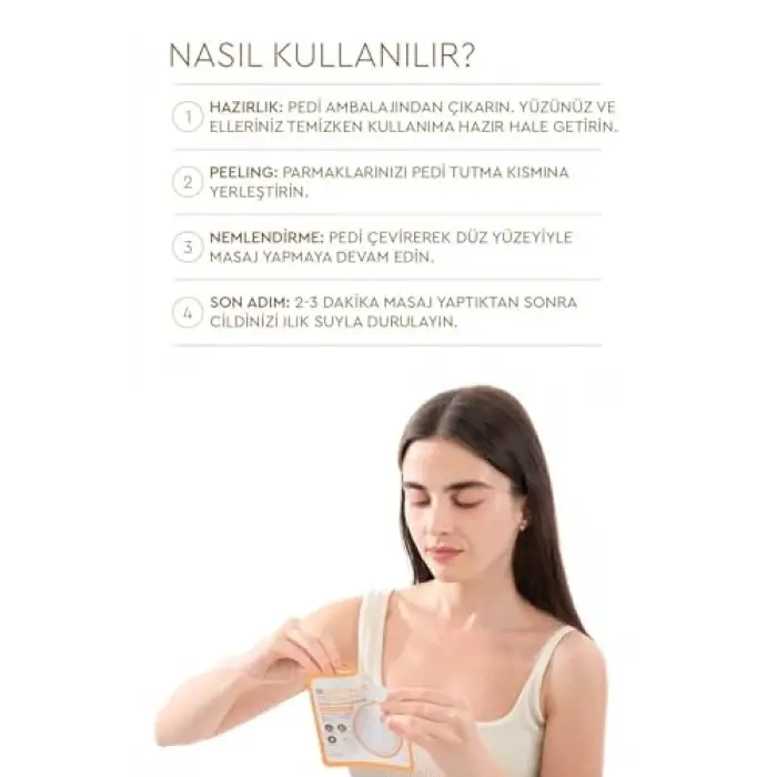 Yüz Peeling Pedi 5li