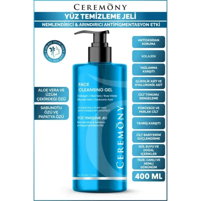Yüz Temizleme Jeli 400 ML