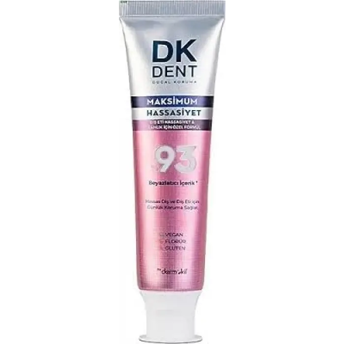 Yüzde Doksan Üç Maximum Hassasiyet Diş Macunu 75 ml