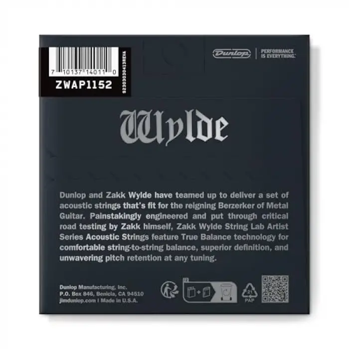 Zakk Wylde String Lab Akustik Gitar Teli 11-52