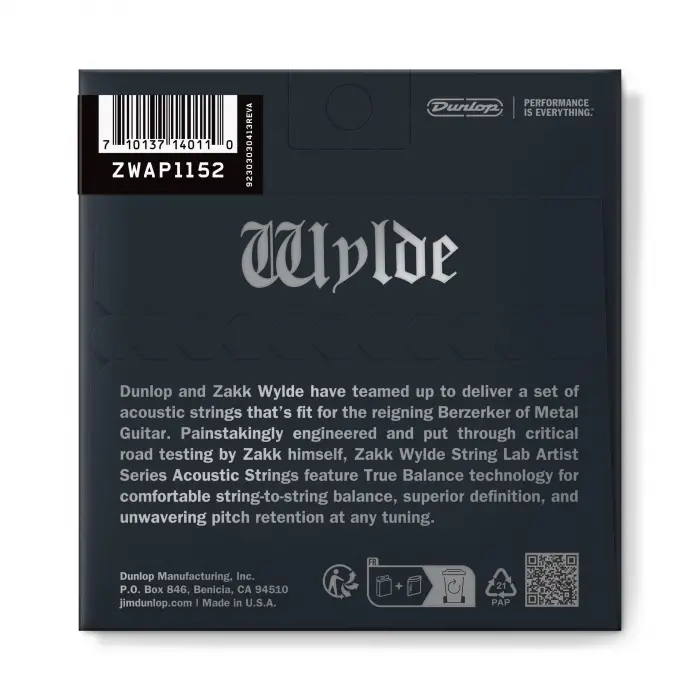 Zakk Wylde String Lab Akustik Gitar Teli 11-52