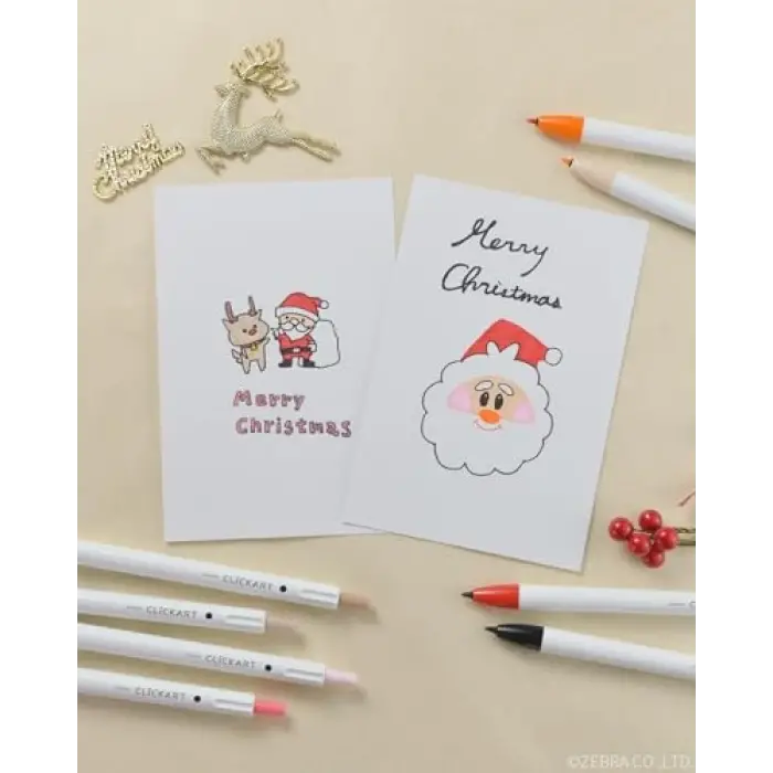 ZEBRA CLICKART MARKET PEN LT 12 LI SET