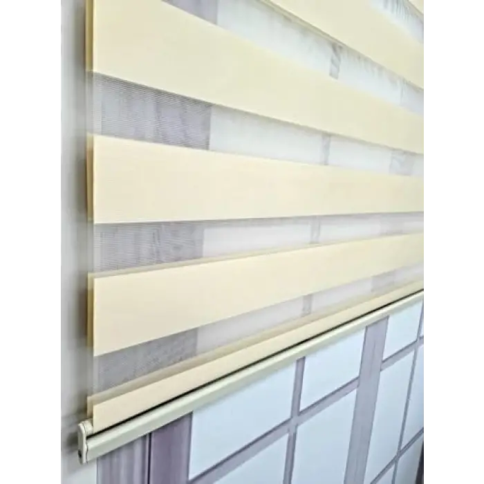 Zebra Perde, Bbb Stor 3 Renk Seçeneği 250x200 Sütlü Kahve