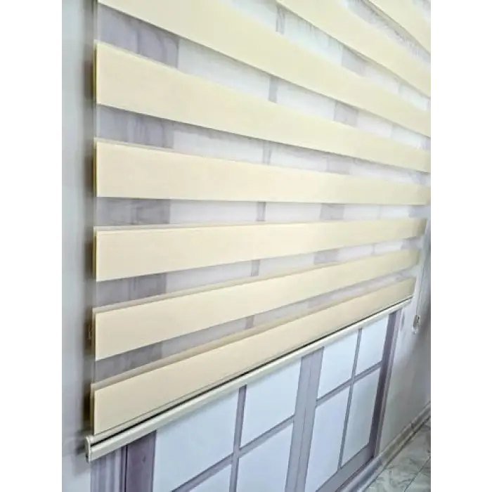 Zebra Perde, Bbb Stor 3 Renk Seçeneği 250x200 Sütlü Kahve
