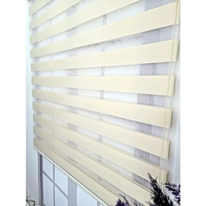 Zebra Perde, Bbb Stor 3 Renk Seçeneği 250x200 Sütlü Kahve