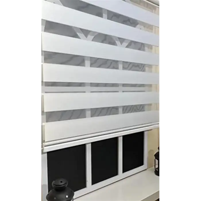 Zebra Stor Perde Beyaz Stb 400V01-D
