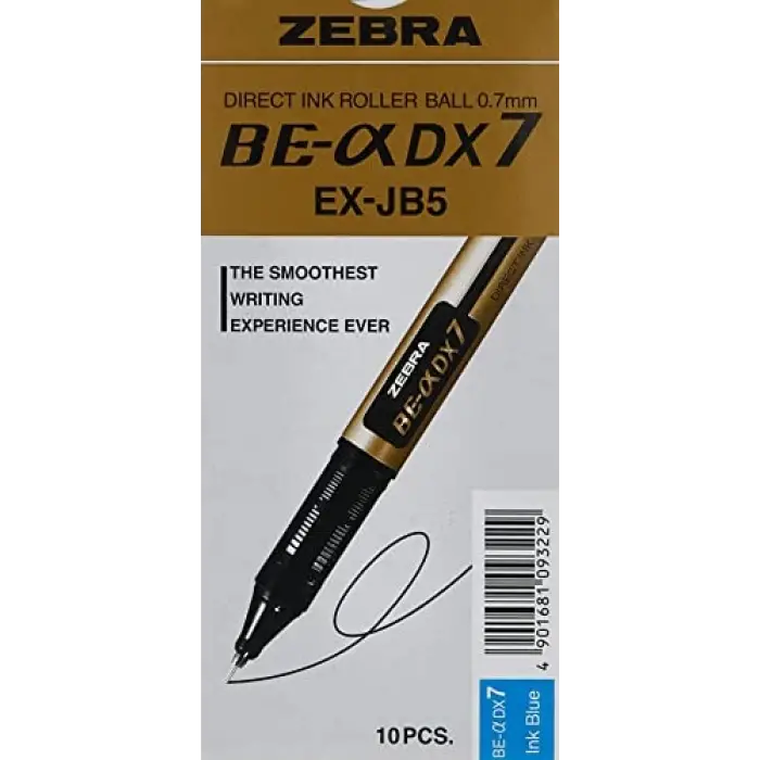 Zebra Zeb-Roller DX7 Roller Kalem İğne Ucu, 0,7 mm, Mavi