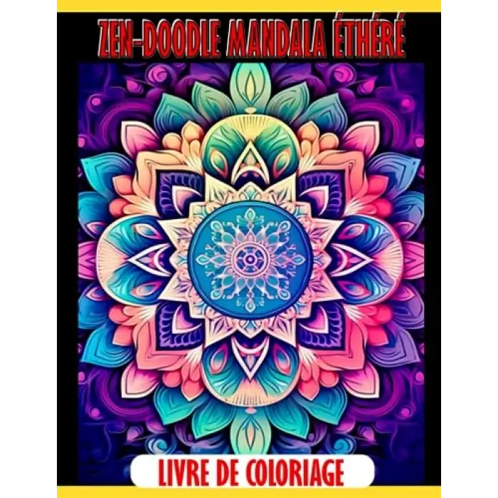 Zen-Doodle Mandala Eterik Boyama Kitabı (Fransızca Baskı)