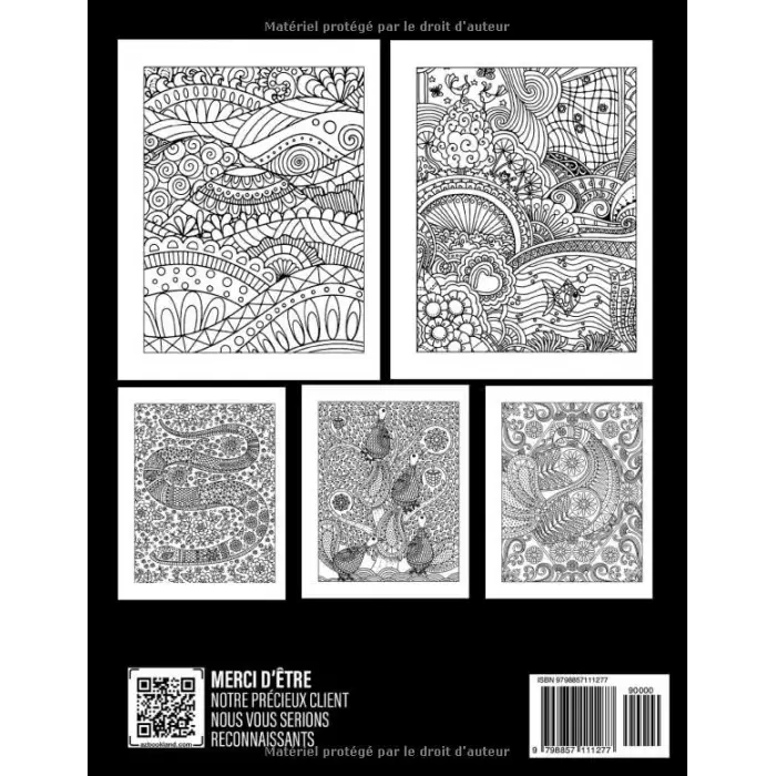 Zen-Doodle Mandala Eterik Boyama Kitabı (Fransızca Baskı)