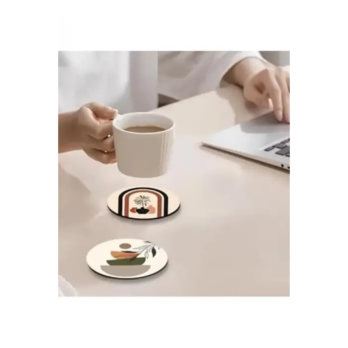 ZenBoho – 6lı MDF Bardak Altlığı Seti BRD-015