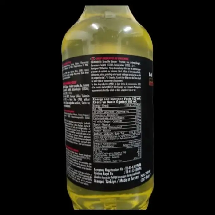 Zencefil Aromalı Şurup, 700 ml