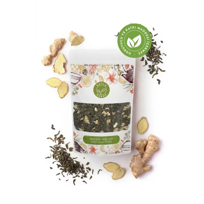 Zencefilli Yeşil Çay 125 g.