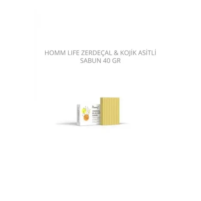 Zerdeçal ve kojik asit içeren sabun, 40 g