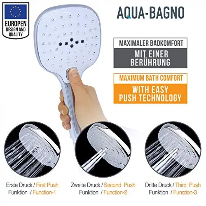 Zero El Duşu - Duş Başlığı - 3 Fonksiyonlu