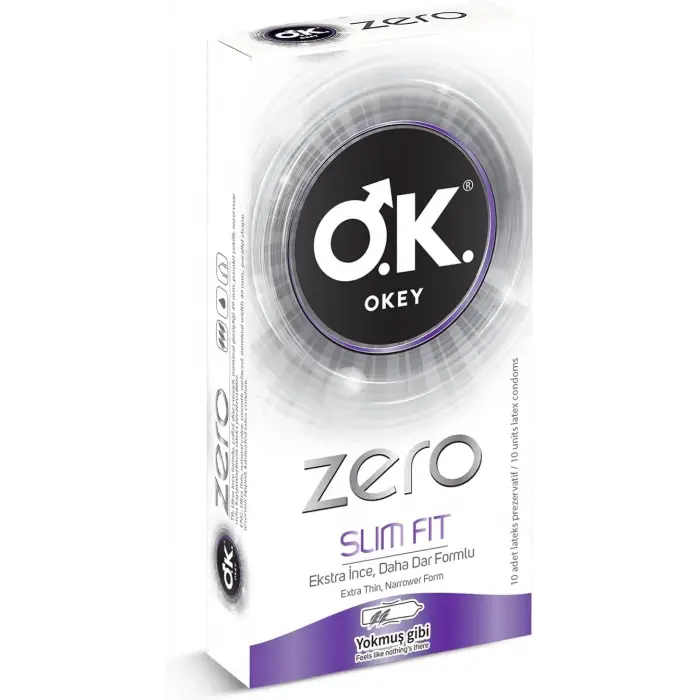 Zero Slim Fit 10lu Prezervatif