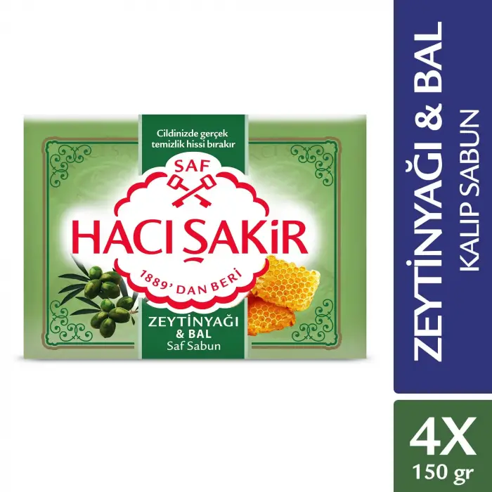 Zeytinyağı & Bal 4x150 g Kalıp Sabun