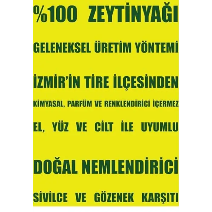 Zeytinyağlı Katı Sabun
