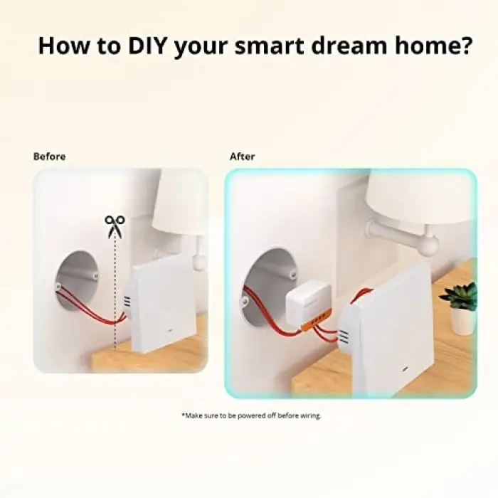 ZigBee Mini L2 Nötrsüz Akıllı Röle, ZBMINIL2