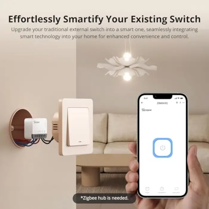 ZigBee Mini R2 Akıllı Röle ZBMINIR2
