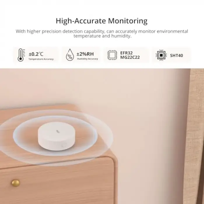 ZigBee Sensörü Snzb-02P Sıcaklık ve Nem Ölçer