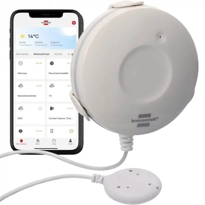 Zigbee Serisi IP68 Su Dedektörü, 115 cm Kablolu