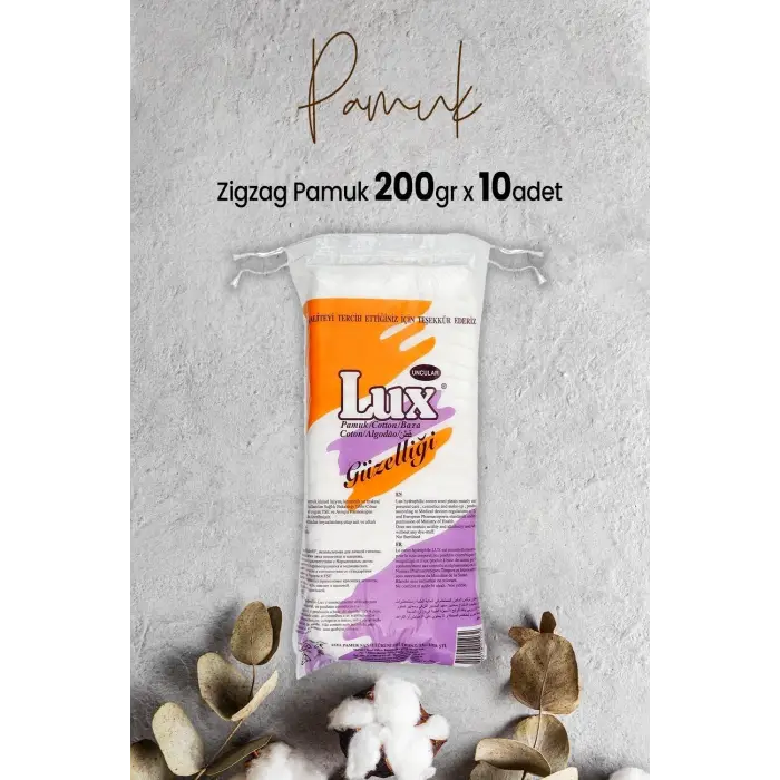 Zigzag Pamuk 200 g x 10 Adet