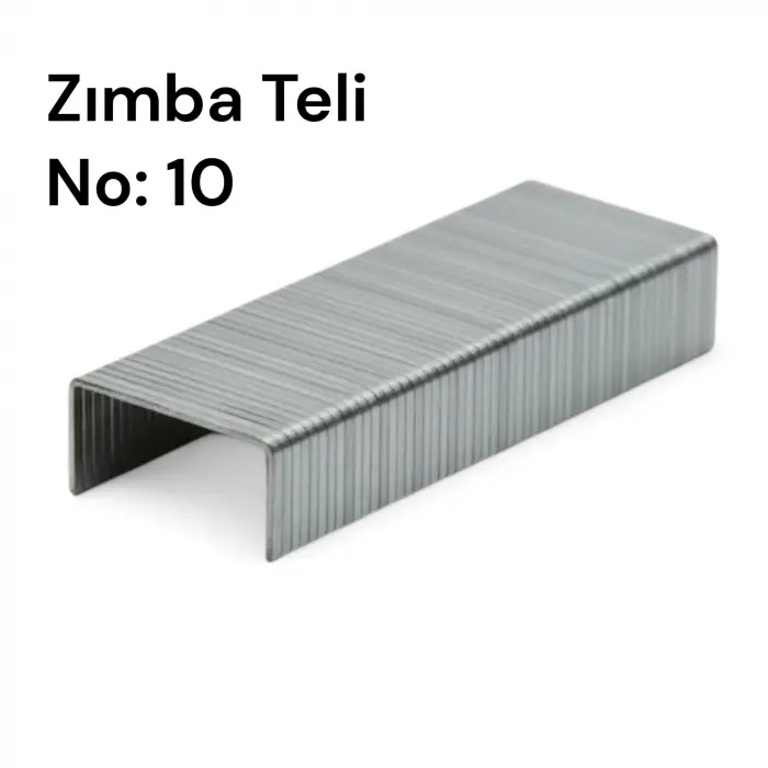 Zımba Teli No:10 Küçük Boy, 1000 Adet, Tekli
