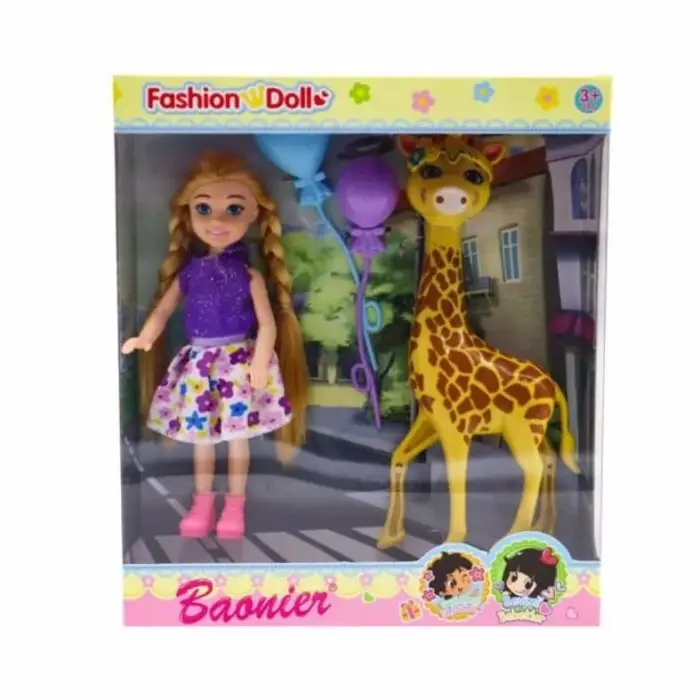Zürafalı Mini Kız Bebek