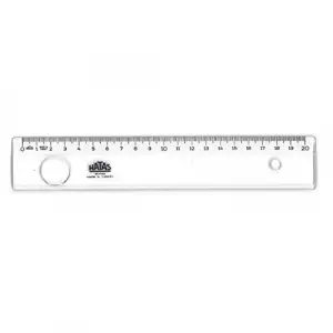 0151 20 cm Geniş Mercekli Cetvel