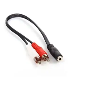 1 Stereo Dişi-2 Rca Kablo