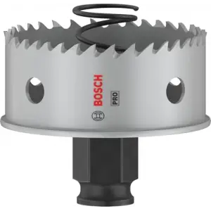 1 x Pro Sheet Metal Power Change Plus Delikli Testere (Paslanmaz Çelik Levhalar, Çelik Levhalar, Ø 60 mm, Profesyonel Aksesuar Döner Matkap/Sürücü)
