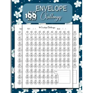 100 envelope challenge: Saving challenge Tracker Journal For Women And Men |Easy And fun Way To Save $5,050 - challenge day planner Tracker money ,cash envelope, Money Challenge