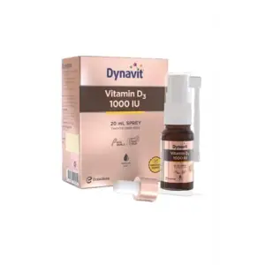 1000 IU (25 mcg) D3 vitamini spreyi, 20 mL
