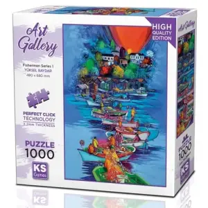 1000 Parça Balıkçılar Serisi I Puzzle