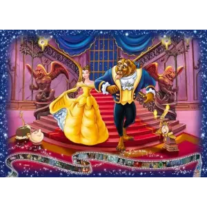 1000 Parça Disney Güzel ve Çirkin Puzzle