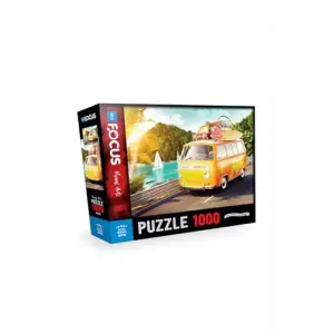 1000 Parça Retro Minibüs Puzzle