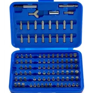 10048 Güvenlik Bit Ucu Seti Krom Vanadyum Çelik 100 Parça