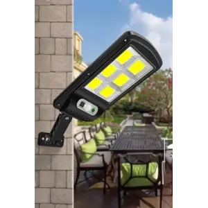 120 LEDli 3 Modlu, Hareket Sensörlü, Su Geçirmez Solar Bahçe Lambası