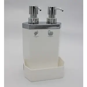 13118 LECCE WHITE SILVER 2Lİ SIBI SABUNLUK
