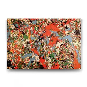 140x100 cm Jackson Pollock Convergence Duvar Tablosu