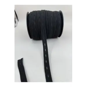 1.5 Cm Ilikli Lastik-siyah-5 Mt