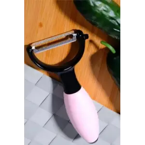 17 cm Siyah Silikon Saplı Çelik Soyacak